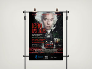 Deseño cartel Despois das ondas - María Casares